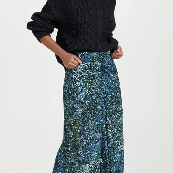 Free People Dream Cable Crew Sweater in Black NWT Small - Picture 5 of 14